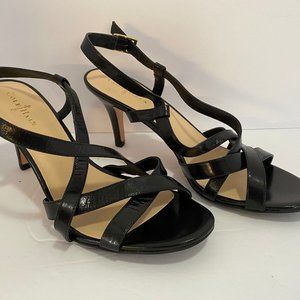 Cole Haan Black Strappy Sandals, Size 6.5B